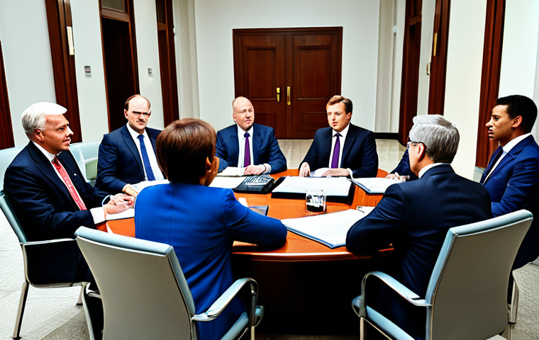 공공정책과 공공 예산 관리 - Political Decision-Making**

"A well-dressed group of diverse professionals (politicians, experts) s...
