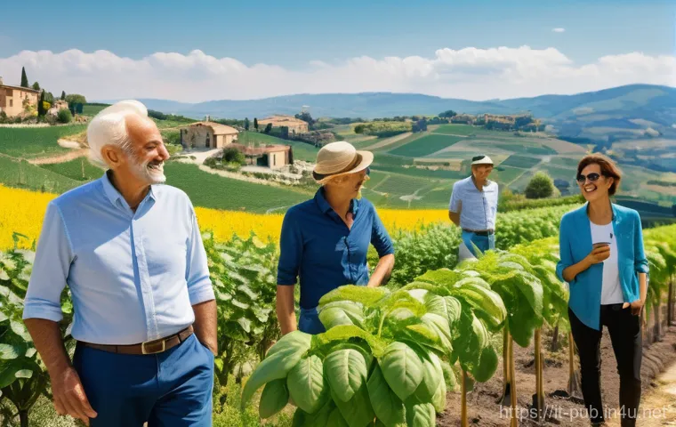 공공정책 전문가의 중점 과목 - **A Vibrant Italian Future Through Renewable Energy:**
"A stunning, sun-drenched Italian landsca...