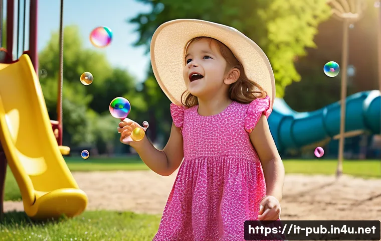 공공정책 기획서 작성법 - **Prompt:** A young girl, approximately 6 years old, wearing a bright pink, frilly sundress and a su...