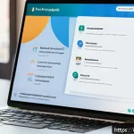 공공정책 업무와 IT 기술 활용 - A modern Italian municipal digital service portal interface displayed on a sleek desktop and smartph...